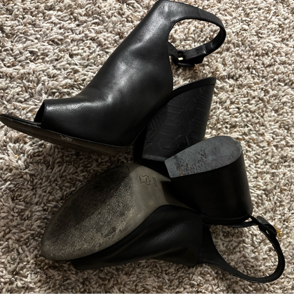 Tory Burch Groove Bootie Sandals Sling Backs 9.5 View 4